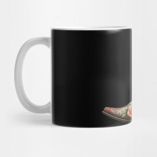 Cowgirl boots with flowers Mug